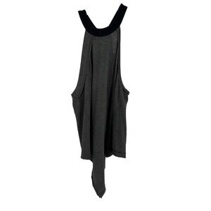 We The Free  Sleeveless Top Bandana Shape Olive Green Oversize Casual Women Sz S